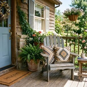Genius Front Porch Hack: Make Waterproof DIY Outdoor Pillows From $1.25 Placemats!