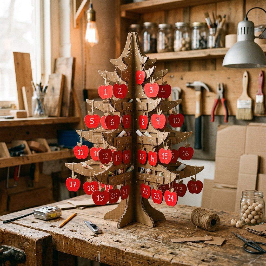 Geniuses are Made, Not Born! This Easy DIY Cardboard Counting Tree for Toddler Math Costs Zero Dollars