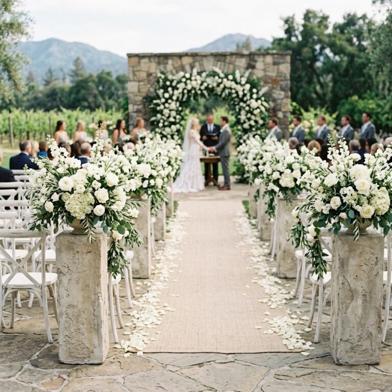 Guests Will Think You Spent Thousands on These DIY Faux Stone Wedding Pedestals!