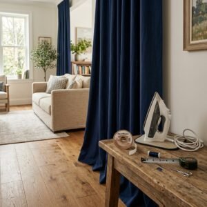 Hang Them Perfectly! How to Hem Curtains Without a Sewing Machine in 15 Minutes
