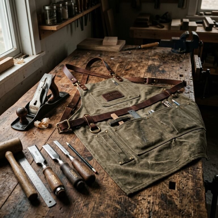 Heavy Duty DIY: How to Sew a Custom Canvas Work Apron for Woodworking and Gardening