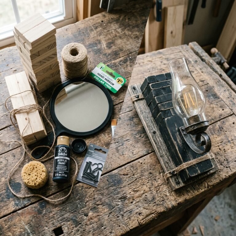 High-End Farmhouse Wall Decor You Can Replicate for $5 Using Dollar Tree Supplies!