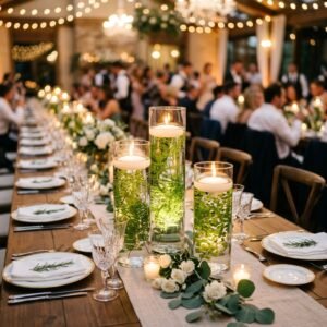 High-End Wedding Hack: The Breathtaking DIY Floating Candle Centerpiece with Underwater Ferns