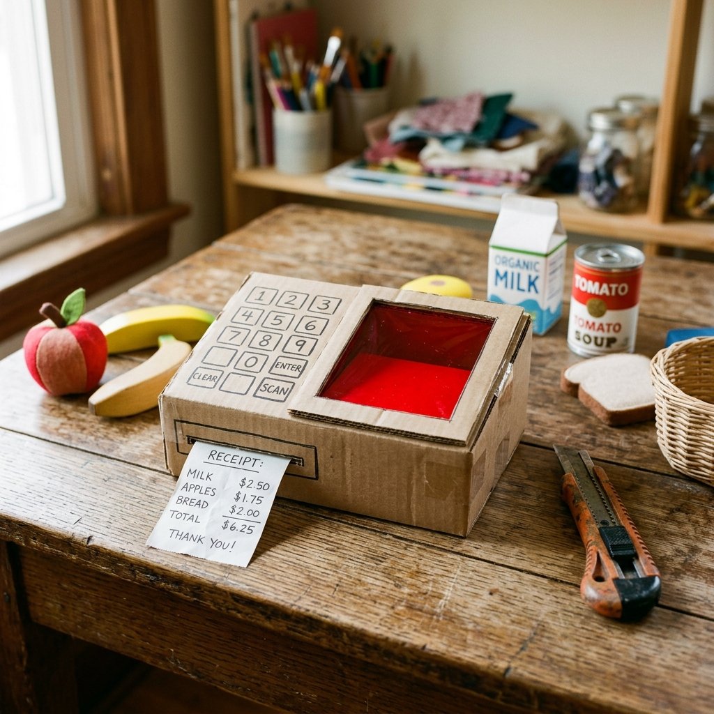 Hours of Free Fun! How to Make an Amazing DIY Cardboard Box Play Scanner for Toddlers