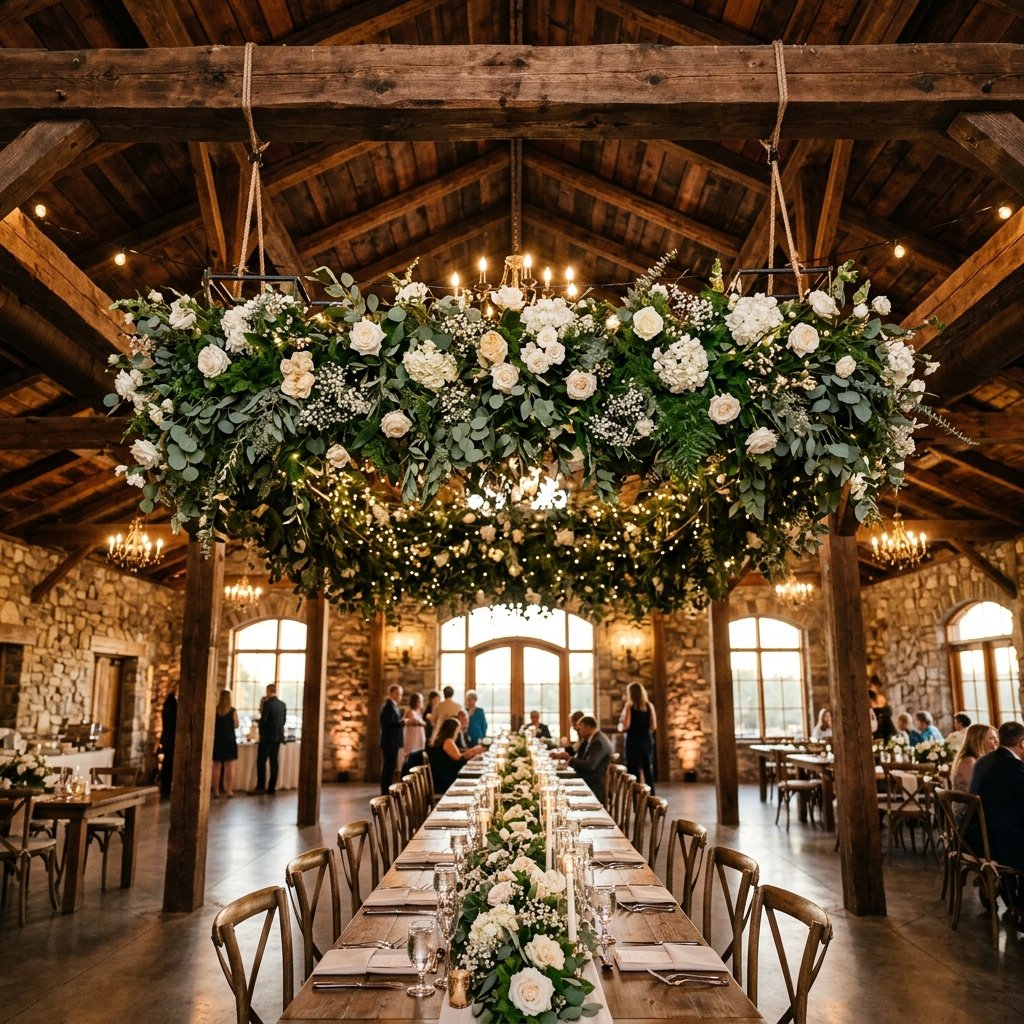 How to Create a Jaw-Dropping DIY Hanging Floral Installation on a Tiny Budget!