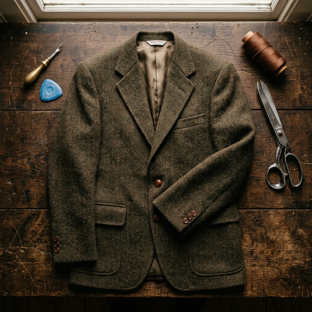 How to Easily Downsize a Huge Thrifted Blazer to Fit You Like a Tailored Glove