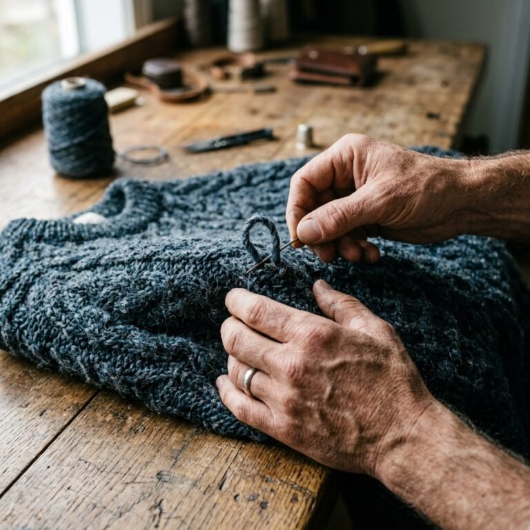 How to Fix a Loose Sweater Thread in 60 Seconds Without Ruining the Knit