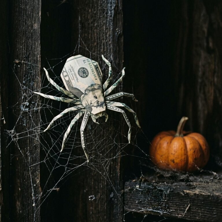 How to Fold a Spooky Money Origami Spider for the Best Halloween Cash Gift Ever!
