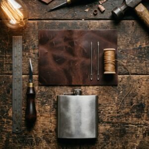 How To Make A DIY Leather Wrapped Flask That Outclasses Any Store-Bought Gift!