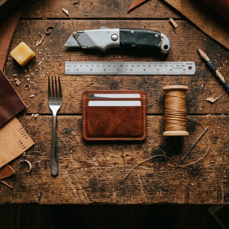 How to Make a Luxury Leather Wallet in 30 Minutes (Without Expensive Tools!)
