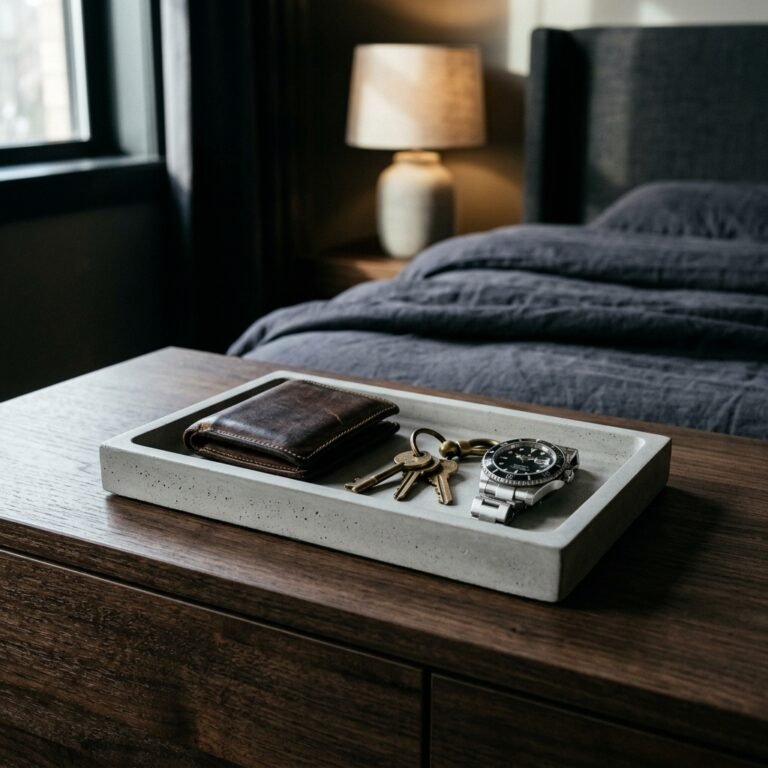 How to Make a Sleek Concrete Valet Tray That Looks Like a $100 Designer Piece