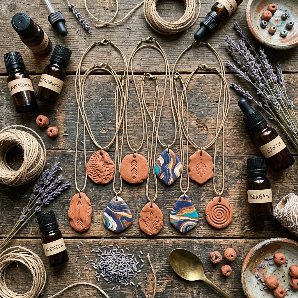 How to Make Gorgeous Clay Diffuser Necklaces That Sell Like Crazy