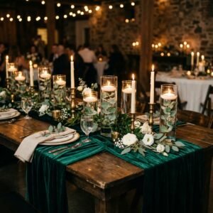 How to Make High-End Velvet Wedding Table Runners on a Dime Without Sewing!