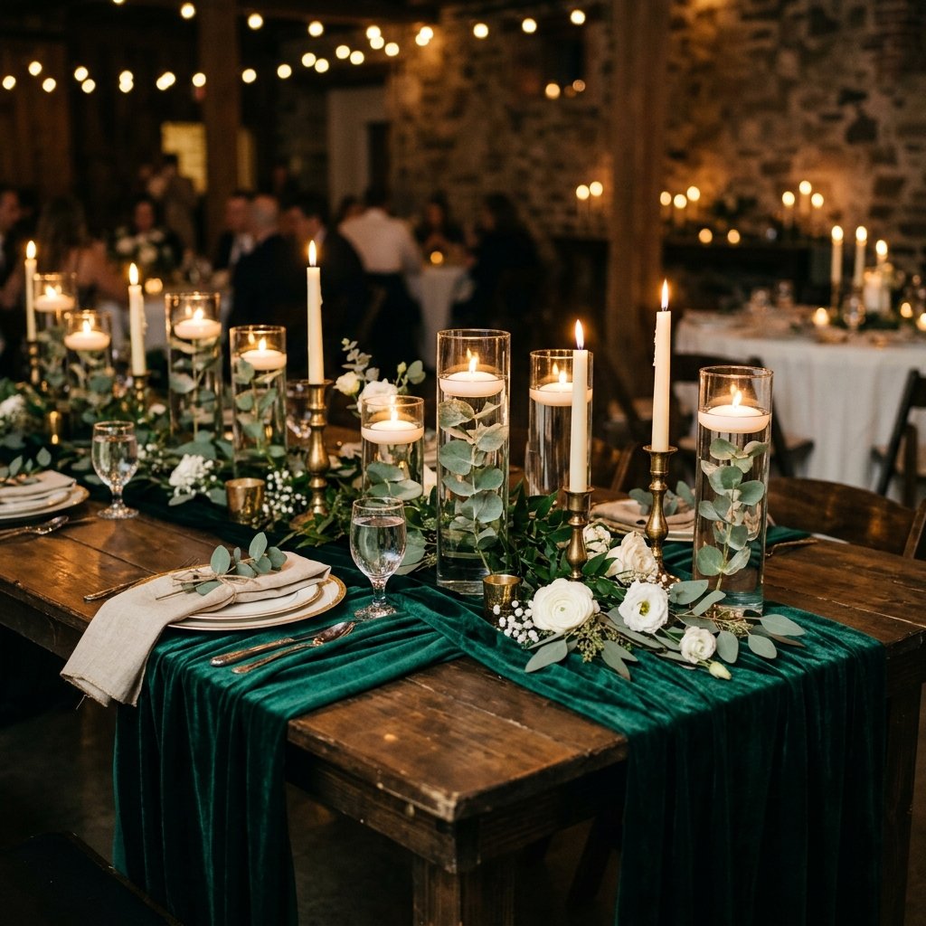 How to Make High-End Velvet Wedding Table Runners on a Dime Without Sewing!
