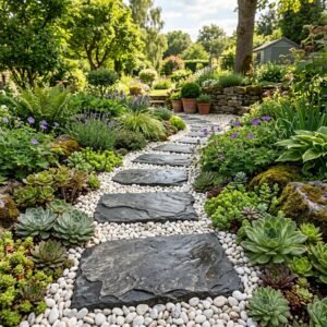 How to Make Jaw-Dropping DIY Dollar Tree Faux Slate Stepping Stones for Under $10!