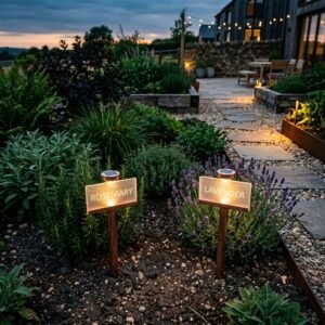 Illuminate Your Garden! Brilliant DIY Dollar Tree Solar Light Plant Labels You Need to Make
