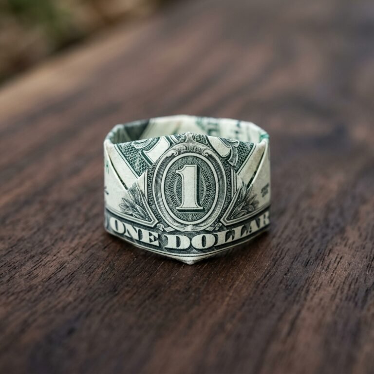 Learn How to Fold a 1-Dollar Money Origami Ring in Less Than 3 Minutes!