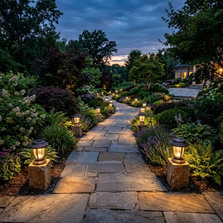 Light Up Your Walkway on a Dime: Beautiful DIY Dollar Tree Solar Light Path Markers