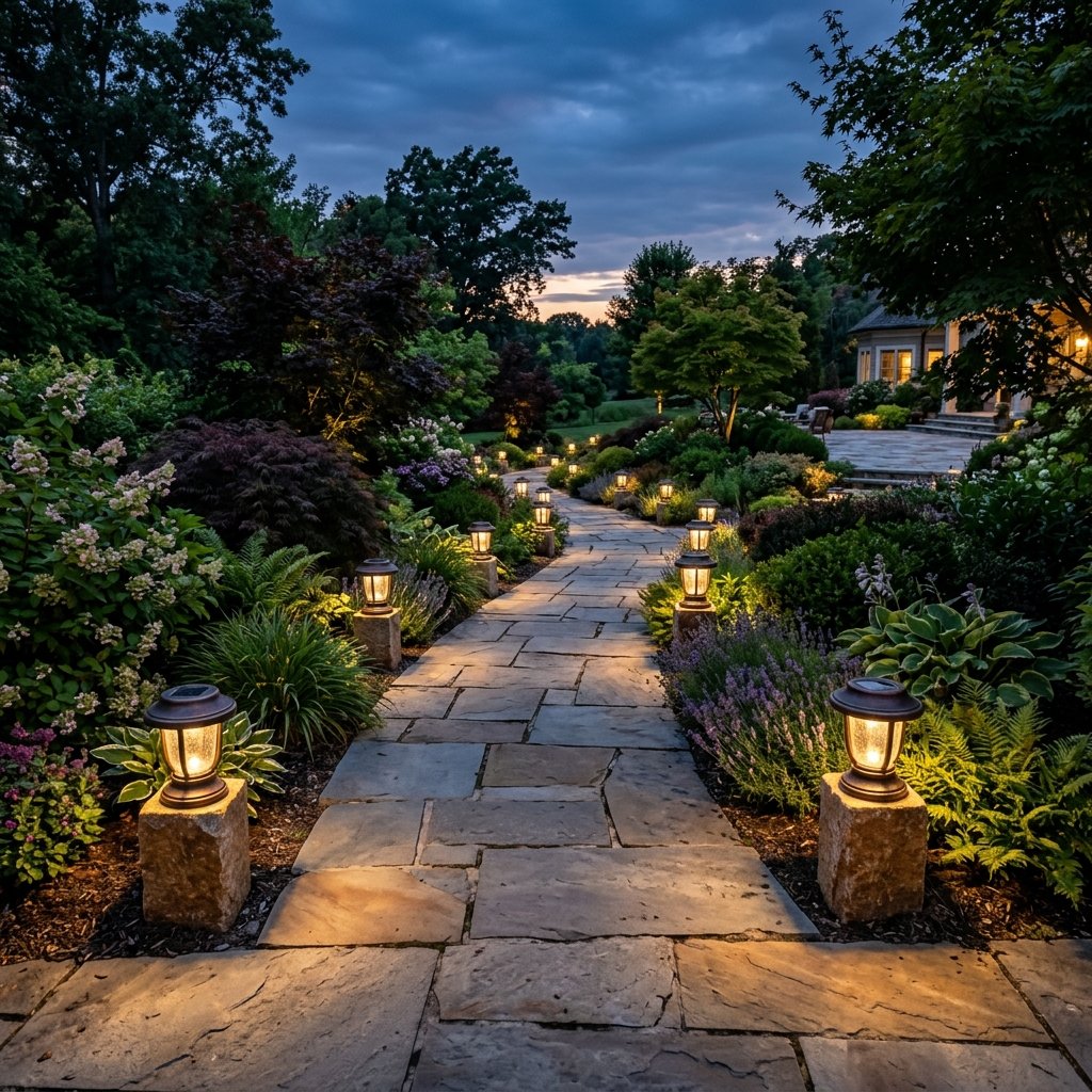 Light Up Your Walkway on a Dime: Beautiful DIY Dollar Tree Solar Light Path Markers
