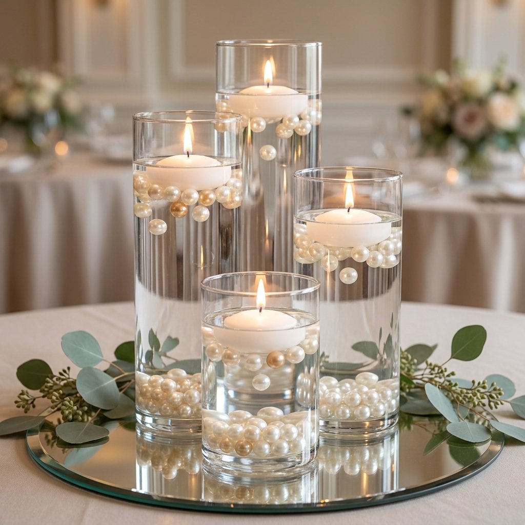 Look Like a Million Bucks: Magic DIY Floating Pearl Wedding Centerpieces on a Dime