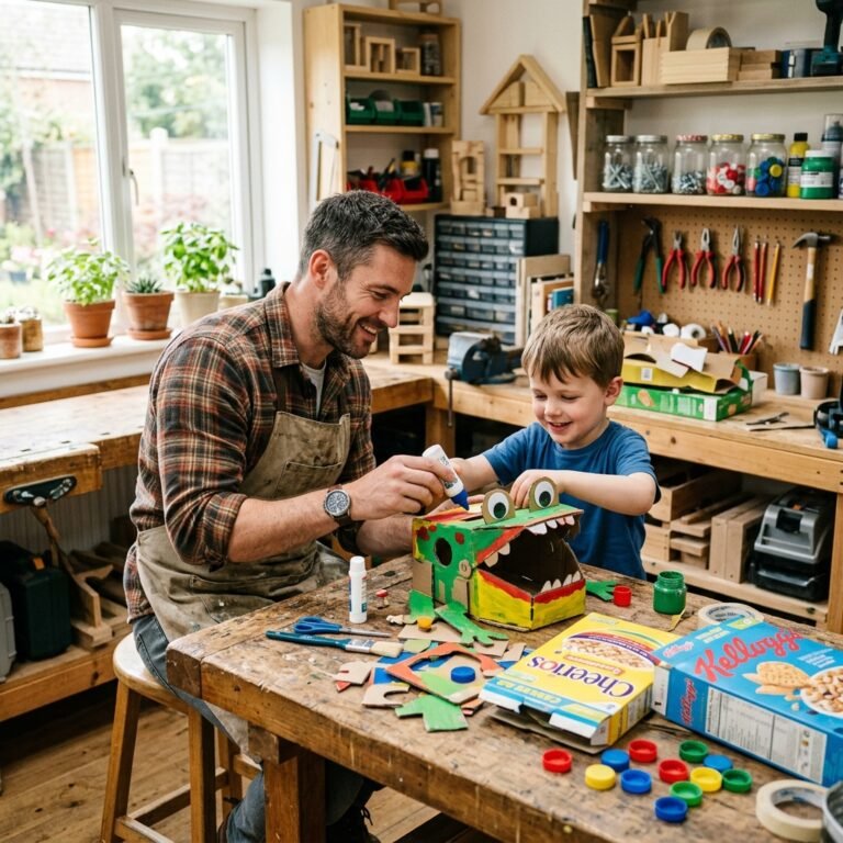 Make This Super Fun Cardboard Animal Feeding Toy to Boost Fine Motor Skills Today!