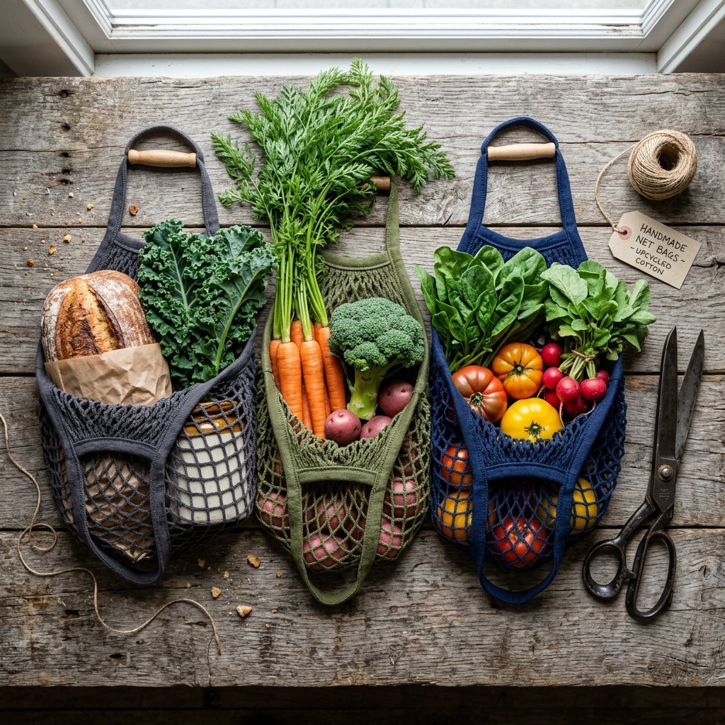 Never Buy Grocery Bags Again! Easy DIY T-Shirt Yarn Market Bag Pattern Anyone Can Make