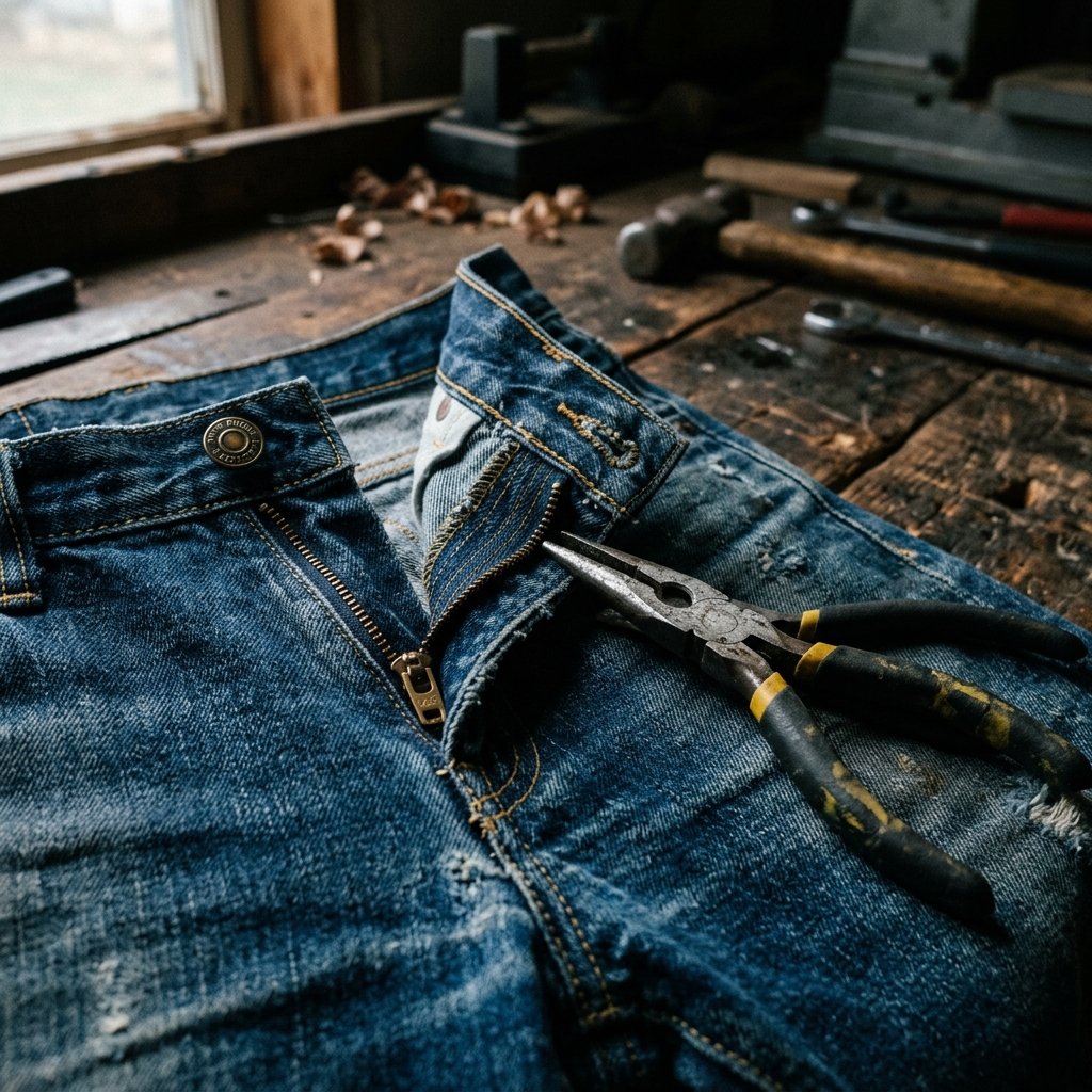 Never Throw Away Broken Jeans Again! How to Fix a Sliding Zipper in 3 Easy Steps