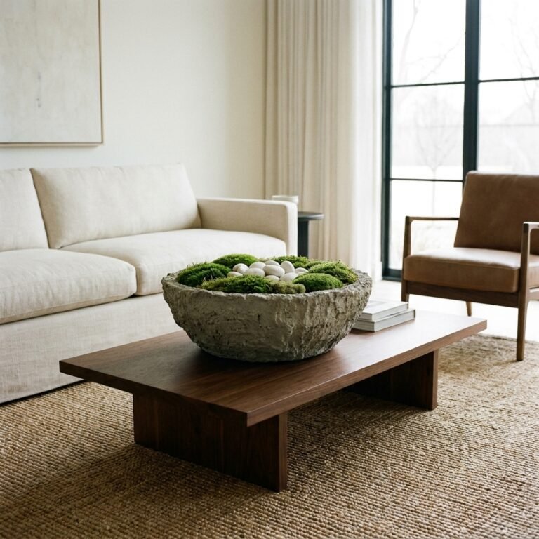 No One Will Guess This High-End Cement Look Centerpiece Cost Only $3 To Make!