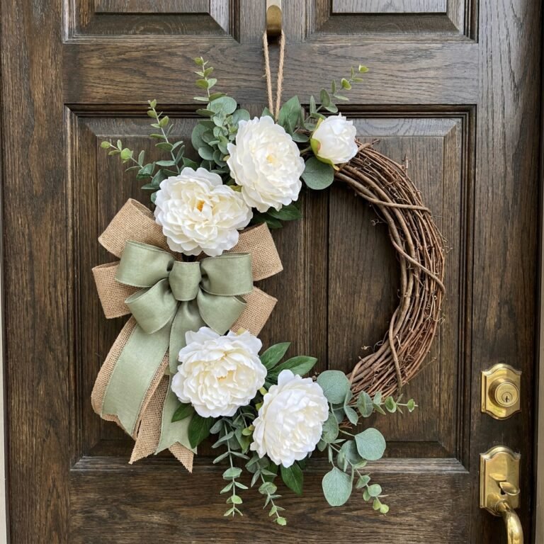 No One Will Know It's Dollar Tree! Dollar Tree Spring Door Hanger DIY Tutorial