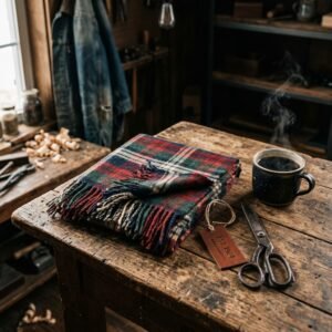 No-Sew DIY Flannel Scarf: The Easiest Cozy Gift for Him This Winter