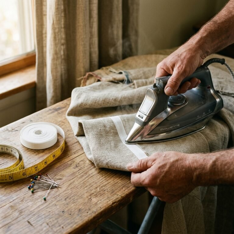 No Sewing Required! How to Hem Curtains with Iron-On Tape for a Flawless Custom Look