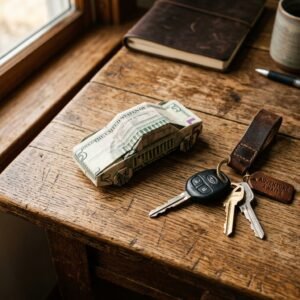 Perfect Gift For New Drivers! Easy Step-By-Step Money Origami Car Folding Tutorial!