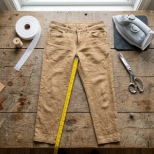 Quick & Easy: How to Hem Linen Pants with Fabric Fuse Tape in Under 10 Minutes