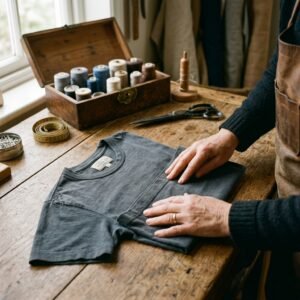 Save Your Favorite Tees! How to Repair a Stretched Collar on a Crewneck T-Shirt Fast