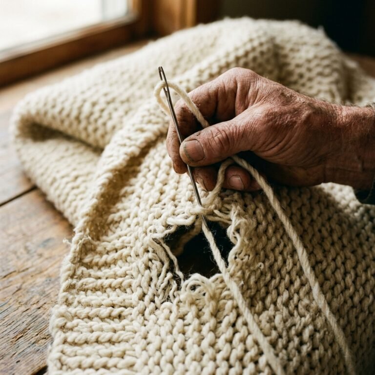 Save Your Heirloom Blankets! The Secret Hack to Fix a Hole in a Knit Blanket Fast