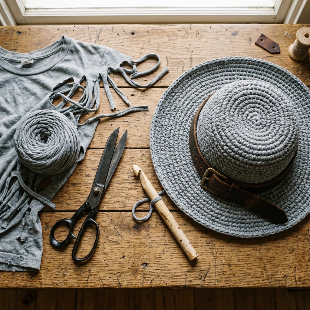 Save Your Money! Learn How to Crochet This Stylish T-Shirt Yarn Sun Hat in an Afternoon