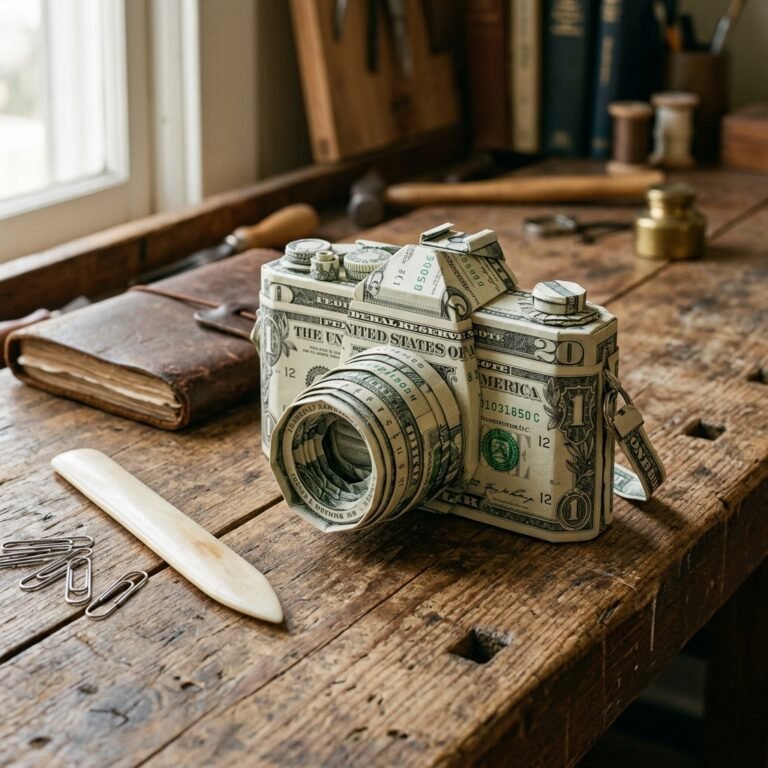 Show Me The Money! This Mind-Blowing Money Origami Camera Gift Will Leave Everyone Speechless