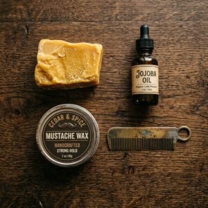 Simple 3-Ingredient DIY Mustache Wax Recipe for the Well-Groomed Man