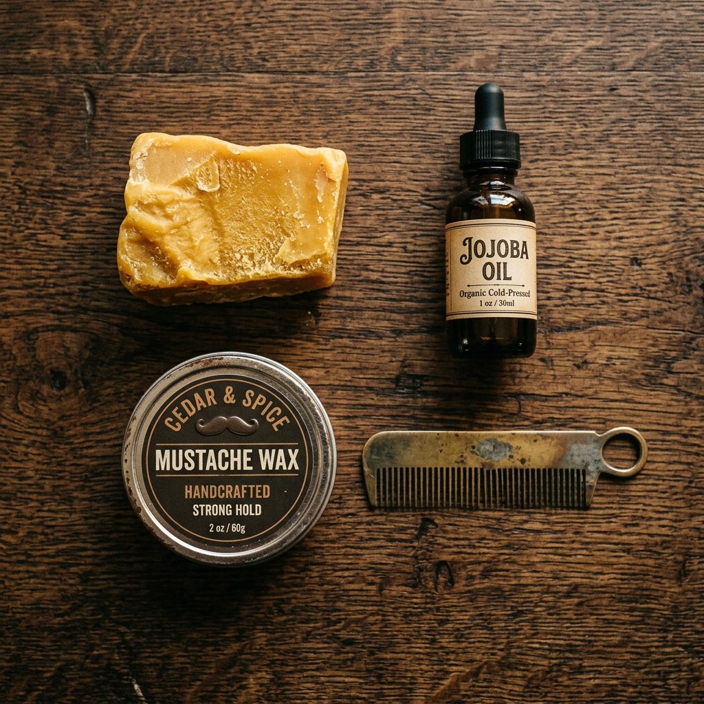 Simple 3-Ingredient DIY Mustache Wax Recipe for the Well-Groomed Man