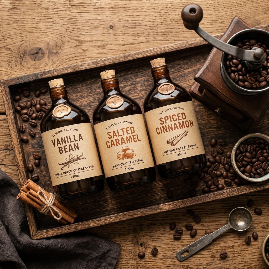 Skip the Expensive Coffee Shops! How to Make a DIY Coffee Syrup Gift Set He'll Obsess Over