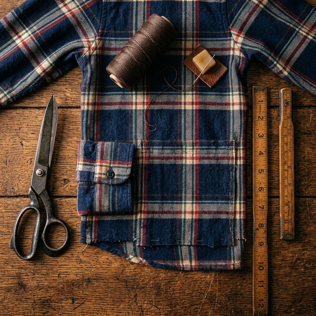 Space Saving Hack: How to Make a Hanging Bedside Pocket From Old Shirts