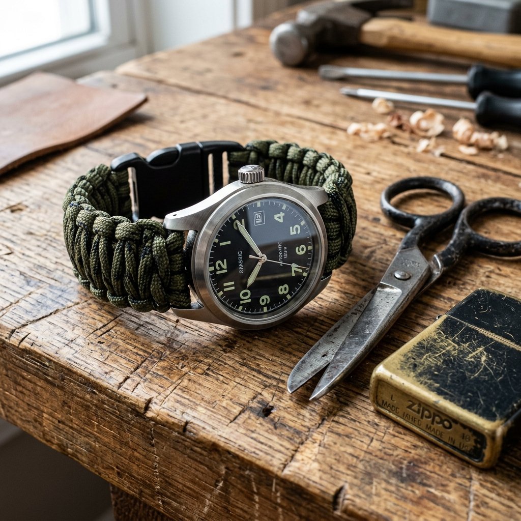 Step-by-Step DIY Paracord Watch Band That Looks Tough and Trendy!
