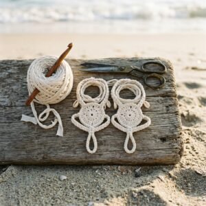 Stop Buying Beach Footwear! How to Crochet Barefoot Sandals with T-Shirt Yarn in 15 Minutes