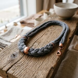 Stop Buying Boutique Jewelry! This 10-Minute DIY T-Shirt Yarn Necklace Looks Designer