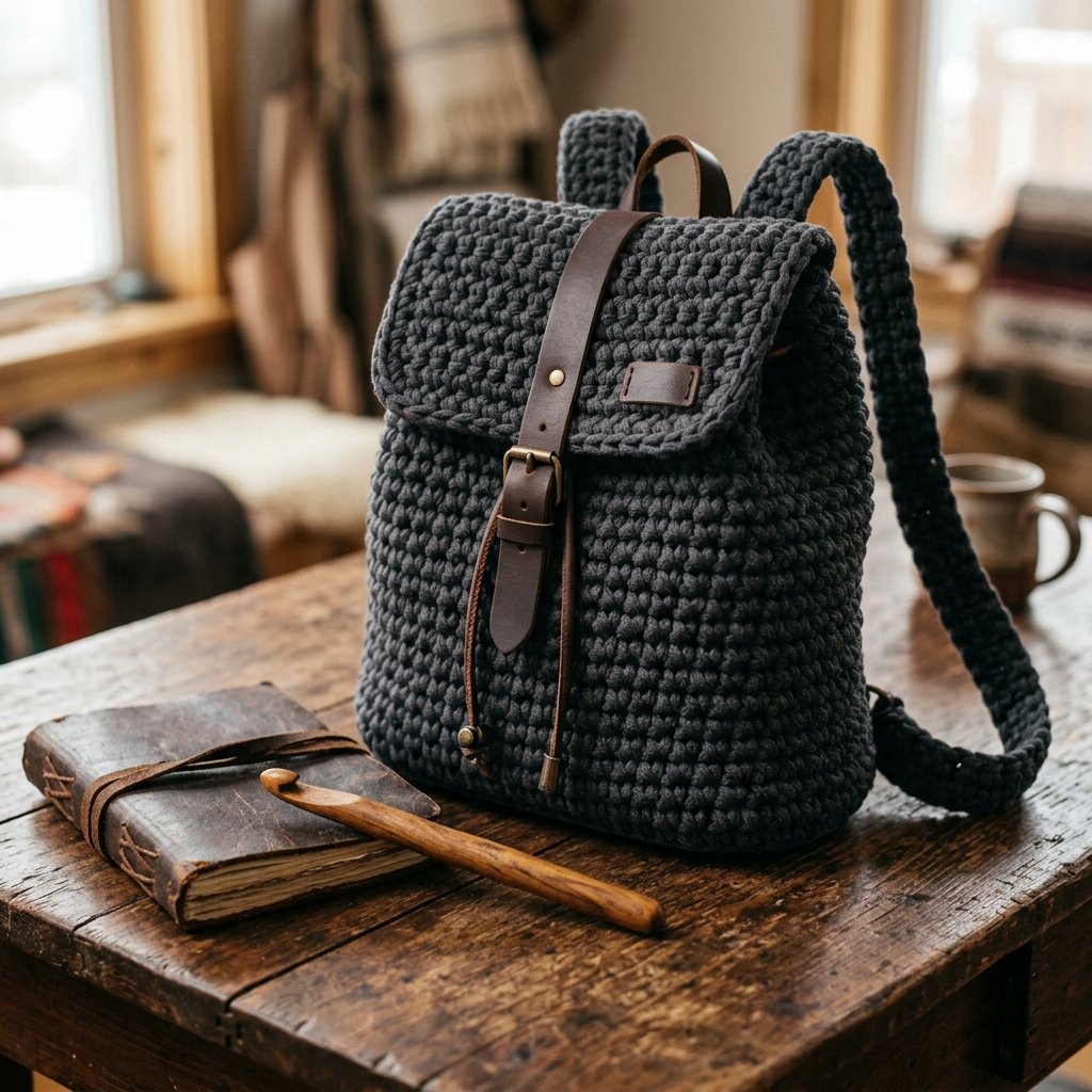 Stop Buying Cheap Bags! Crochet This Stunning T-Shirt Yarn Backpack in One Weekend