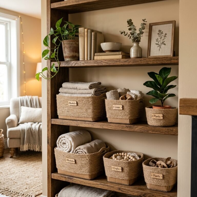 Stop Buying Expensive Storage! How to Make DIY Faux Wicker Baskets from Cardboard Boxes!