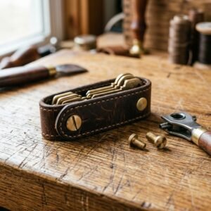 Stop His Keys from Jingling: Easy DIY Leather Key Organizer Tutorial (Perfect Gift!)