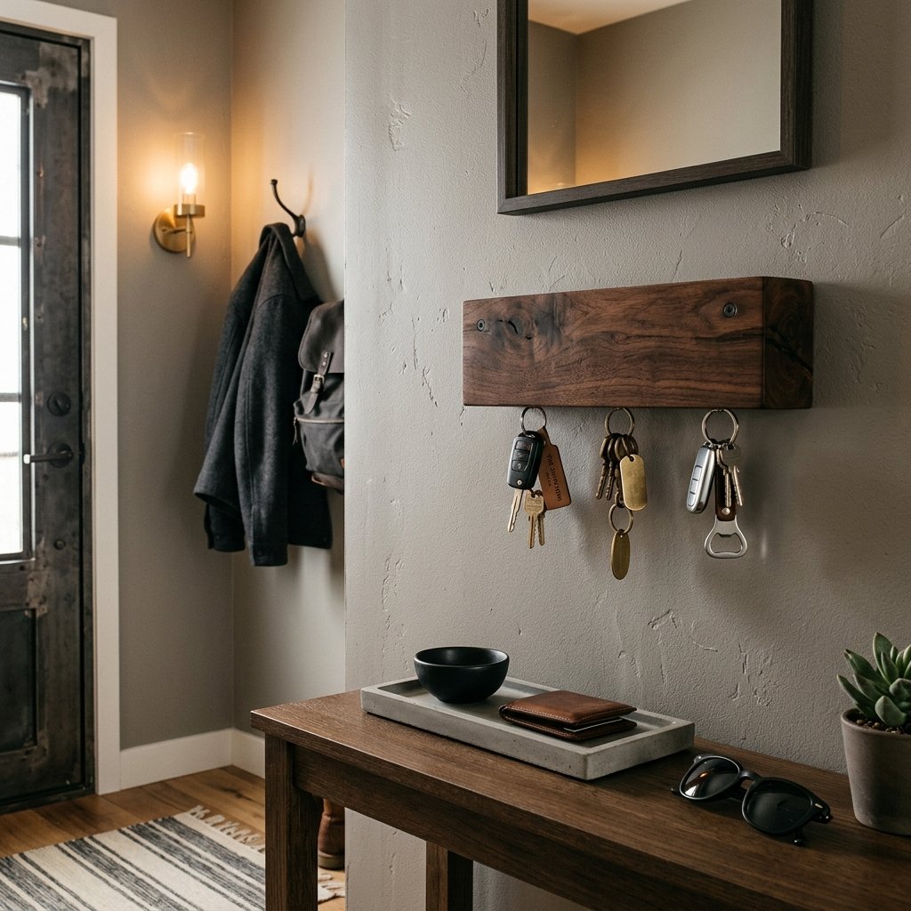 Stop Losing Keys! Genius DIY Magnetic Key Holder Gift for Men
