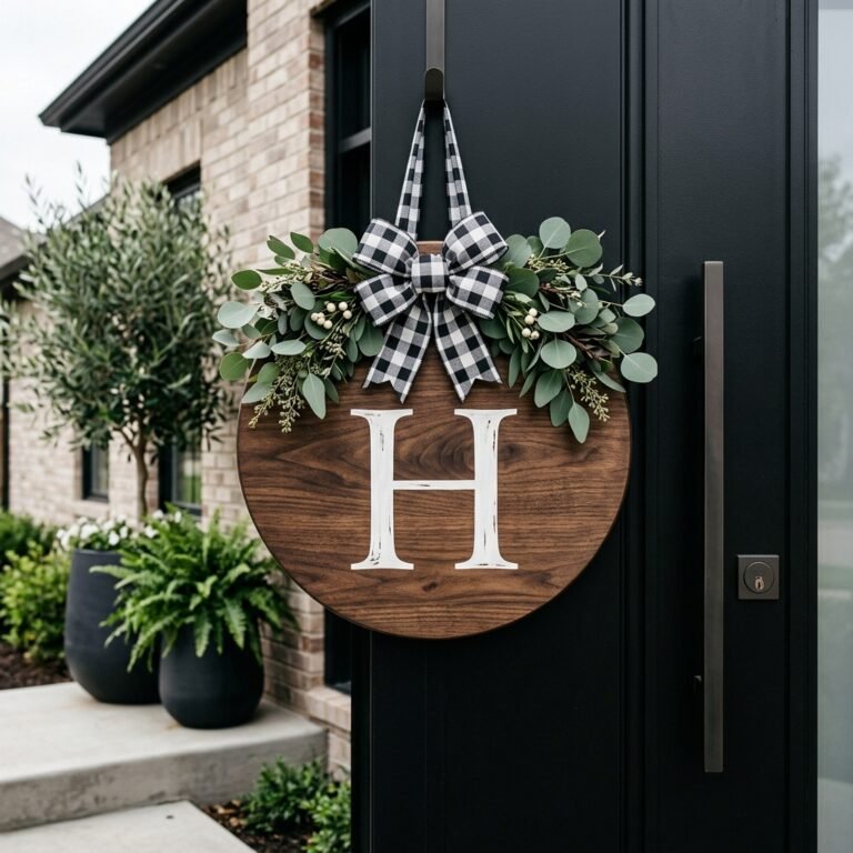 Stop Overpaying on Etsy! Make This Stunning DIY Dollar Tree Monogram Door Hanger