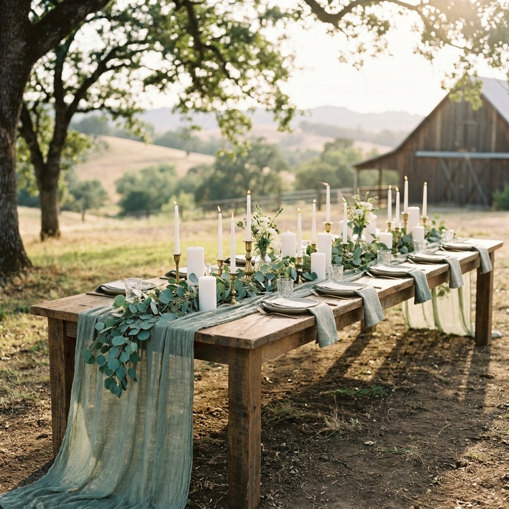 Stop Paying Rental Fees! Make Your Own Gorgeous Hand-Dyed Cheesecloth Table Runners For Pennies